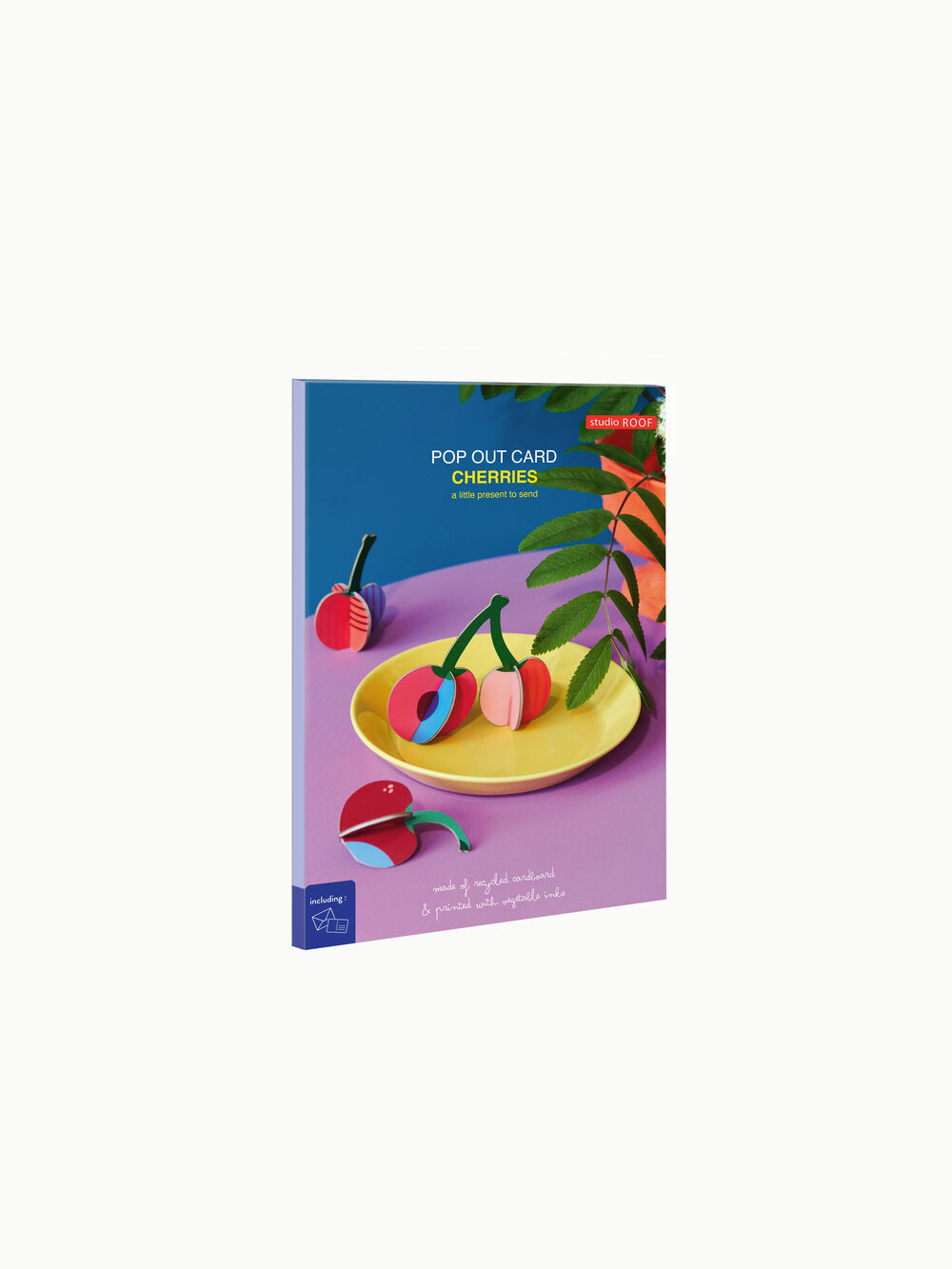 Kirsebær pop-out kort